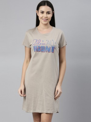 Curare Women Nightshirts(Grey)