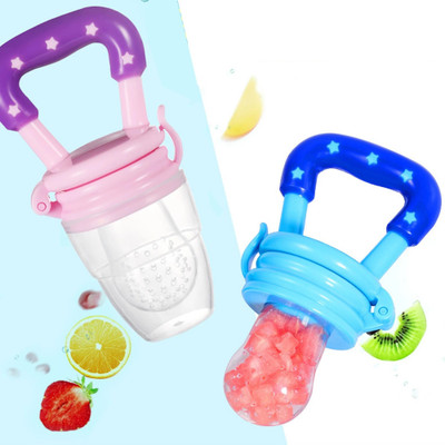 smilykid Baby Fruit nibbler BPA free silicone fruit nipple for Babies Teether and Feeder(Multicolor)