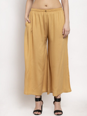 MIAZ LIFESTYLE Regular Fit Women Beige Trousers