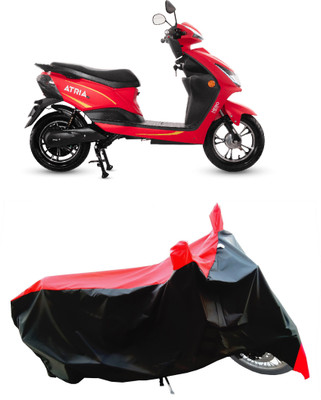 Wegather Two Wheeler Cover for Hero Electric(Motocorp Electric Atria, Red)