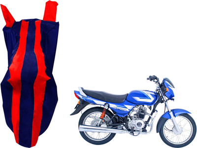 EXCHANGE CARTRENDING Waterproof Two Wheeler Cover for Bajaj(CT100, Blue, Red)