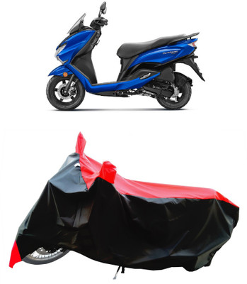 Wegather Two Wheeler Cover for Suzuki(Burgman Electric, Red)