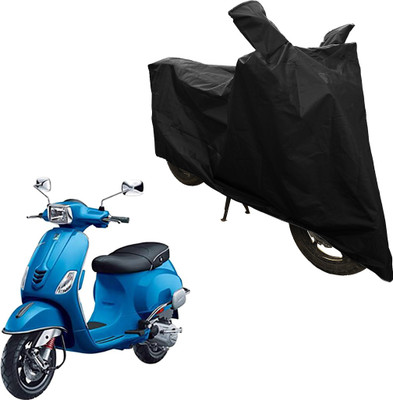 SS FOR YOUR SMART NEEDS Two Wheeler Cover for Piaggio(Vespa SXL 125, Black)