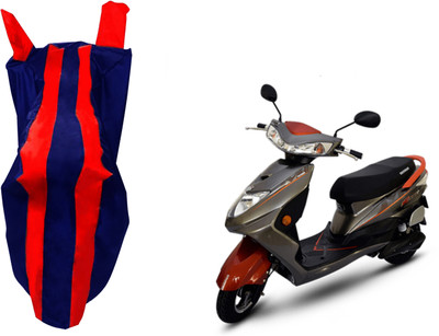 EXCHANGE CARTRENDING Waterproof Two Wheeler Cover for Okinawa(Ridge Plus, Blue, Red)