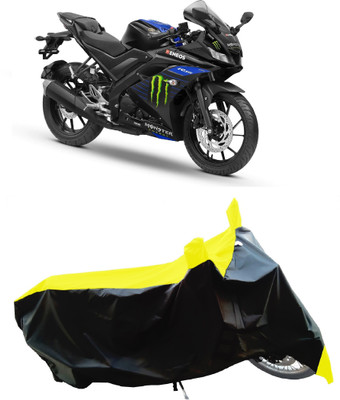 Wegather Two Wheeler Cover for Yamaha(YZF R15 V3 Moto GP Edition BS6, Yellow)
