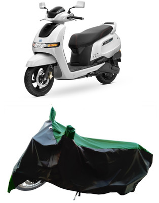 Wegather Two Wheeler Cover for TVS(iQube Electric, Green)