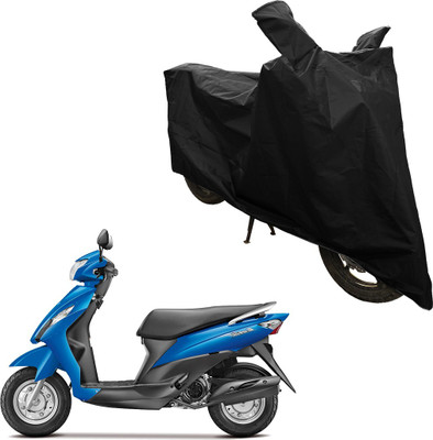 SS FOR YOUR SMART NEEDS Two Wheeler Cover for Suzuki(Let's, Black)