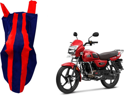 EXCHANGE CARTRENDING Waterproof Two Wheeler Cover for TVS(Radeon, Blue, Red)