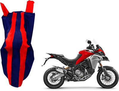 EXCHANGE CARTRENDING Waterproof Two Wheeler Cover for Ducati(Multistrada 1260, Blue, Red)