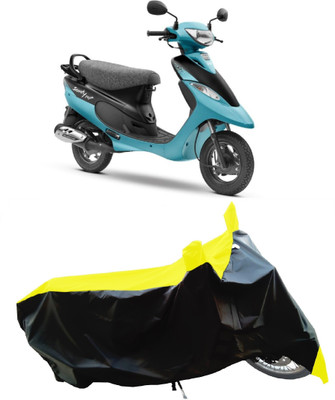 Wegather Two Wheeler Cover for TVS(Scooty Pep Plus BS6, Yellow)