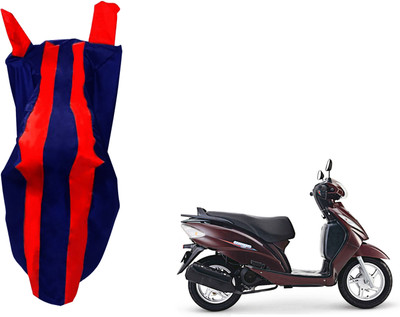 EXCHANGE CARTRENDING Waterproof Two Wheeler Cover for TVS(Wego, Blue, Red)