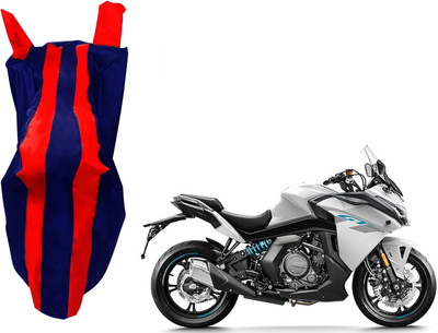 EXCHANGE CARTRENDING Waterproof Two Wheeler Cover for CFMoto(650GT, Blue, Red)