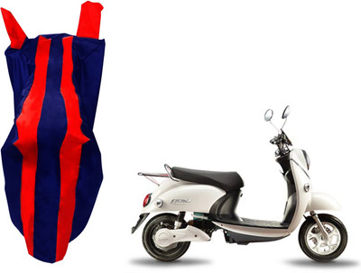 EXCHANGE CARTRENDING Waterproof Two Wheeler Cover for Evolet(Polo, Blue, Red)