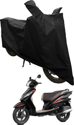 SS FOR YOUR SMART NEEDS Two Wheeler Cover for TVS(Wego BS6, Black)