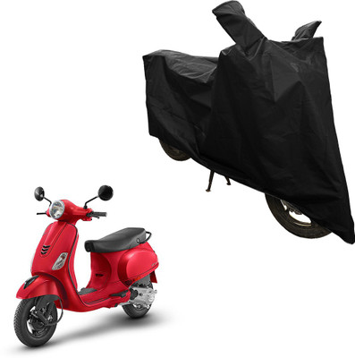 SS FOR YOUR SMART NEEDS Two Wheeler Cover for Vespa(Urban Club, Black)