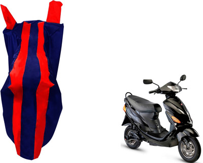 EXCHANGE CARTRENDING Waterproof Two Wheeler Cover for Hero(Electric Wave Dx, Blue, Red)