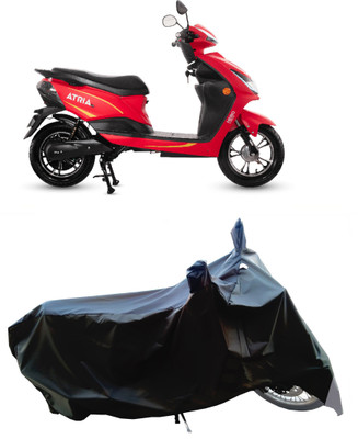 Wegather Two Wheeler Cover for Hero Electric(Motocorp Electric Atria, Grey)