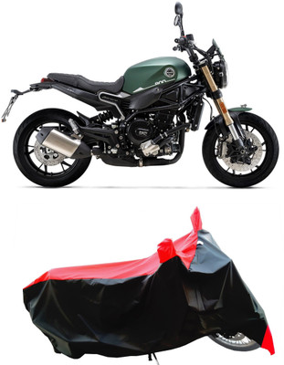 Wegather Two Wheeler Cover for Benelli(Leoncino 800, Red)