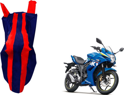 EXCHANGE CARTRENDING Waterproof Two Wheeler Cover for Suzuki(Gixxer SF, Blue, Red)