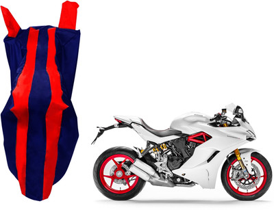 EXCHANGE CARTRENDING Waterproof Two Wheeler Cover for Ducati(SuperSport, Blue, Red)