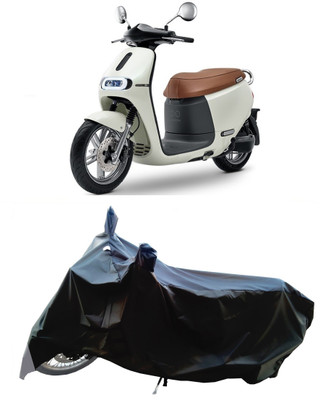 Wegather Two Wheeler Cover for Hero Electric(Motocorp Electric Scooter, Grey)