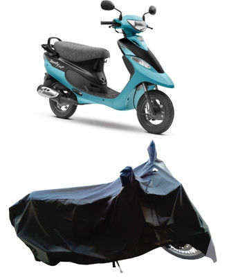 Wegather Two Wheeler Cover for TVS(Scooty Pep Plus BS6, Grey)