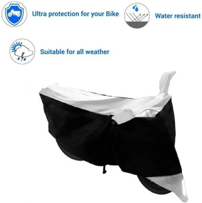 prapt accessories Two Wheeler Cover for Honda(Dream, White)