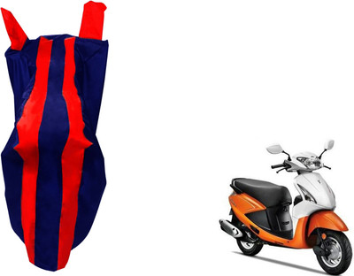 EXCHANGE CARTRENDING Waterproof Two Wheeler Cover for Hero(Pleasure, Blue, Red)