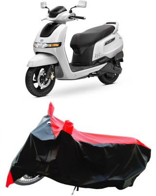 Wegather Two Wheeler Cover for TVS(iQube Electric, Red)