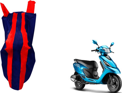 EXCHANGE CARTRENDING Waterproof Two Wheeler Cover for TVS(Scooty Streak, Blue, Red)