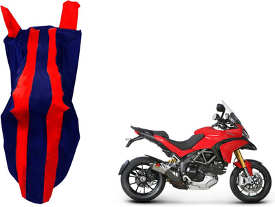 EXCHANGE CARTRENDING Waterproof Two Wheeler Cover for Ducati(Multistrada, Blue, Red)