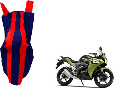EXCHANGE CARTRENDING Waterproof Two Wheeler Cover for Honda(CBR 1000RR, Blue, Red)