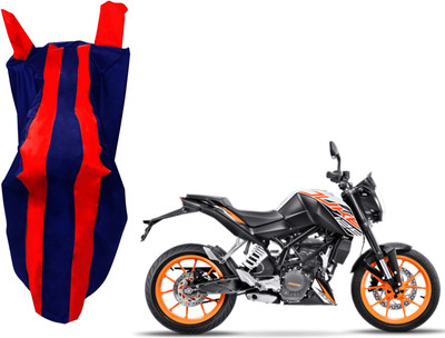 EXCHANGE CARTRENDING Waterproof Two Wheeler Cover for KTM(125 Duke, Blue, Red)