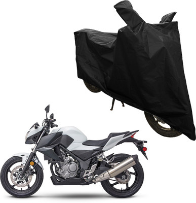 SS FOR YOUR SMART NEEDS Two Wheeler Cover for Honda(CB300R, Black)