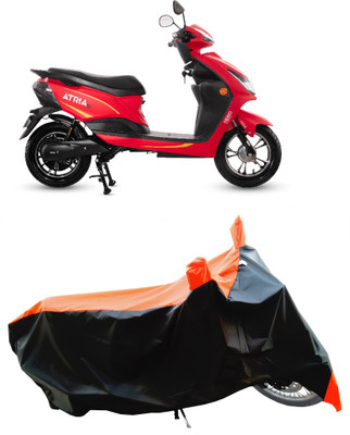 Wegather Two Wheeler Cover for Hero Electric(Motocorp Electric Atria, Orange)
