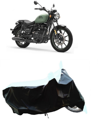Wegather Two Wheeler Cover for Royal Enfield(Meteor 350, White)