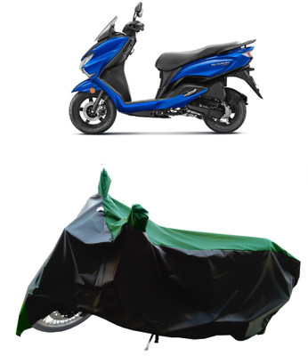 Wegather Two Wheeler Cover for Suzuki(Burgman Electric, Green)