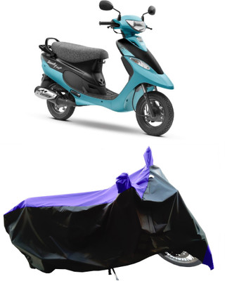 Wegather Two Wheeler Cover for TVS(Scooty Pep Plus BS6, Blue)