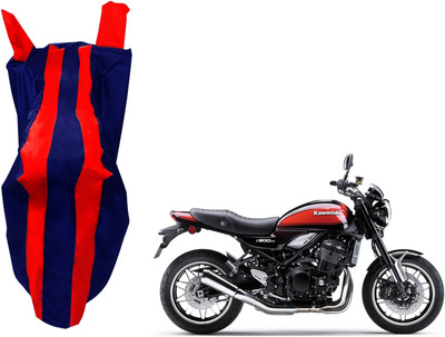 EXCHANGE CARTRENDING Waterproof Two Wheeler Cover for Kawasaki(Z900RS, Blue, Red)