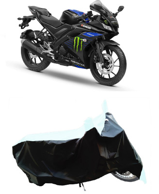 Wegather Two Wheeler Cover for Yamaha(YZF R15 V3 Moto GP Edition BS6, White)