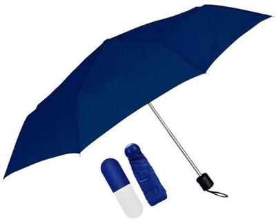 Akshar Enterprise LGP-2 YELLOW Umbrella(Blue)
