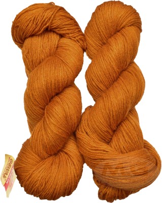 M.G Enterprise Represents Oswal 3 Ply Knitting Yarn Wool, Mustard 200 gm