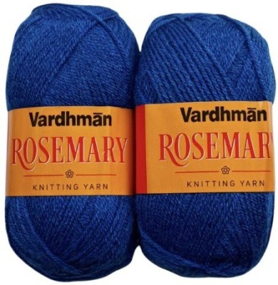 JEFFY Vardhman Rosemary Wool Hand Knitting/Art Craft Soft Yarn, Shade no-22, 400 Gram