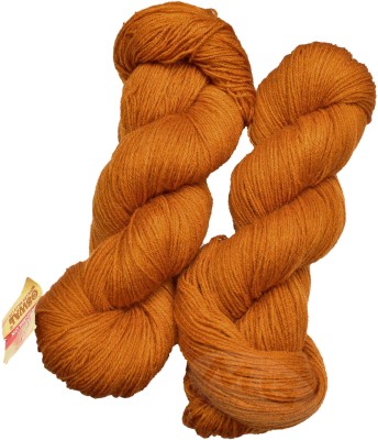 M.G Enterprise Represents Oswal 3 Ply Knitting Yarn Wool, Mustard 300 gm