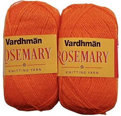 JEFFY Vardhman Rosemary Wool Hand Knitting/Art Craft Soft Yarn, 400 Gram Shade no-49