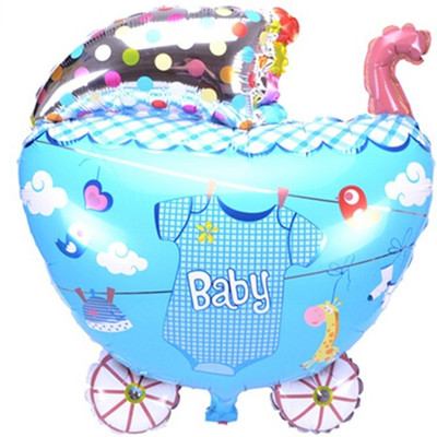 Atpata Funky Printed Baby Shower Pram Foil Balloon Balloon(Multicolor, Pack of 1)