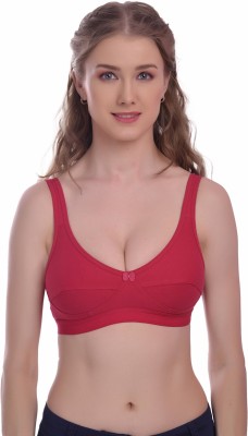 ELINA Women Sports Non Padded Bra(Brown)