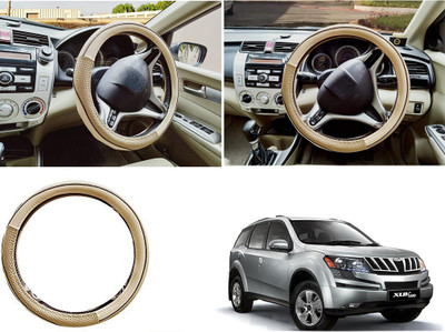 Shop Buy Steering Cover For Mahindra Universal For Car(Beige, Leather)