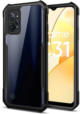 LILLIPUT Back Cover for Realme C35(Black, Pack of: 1)