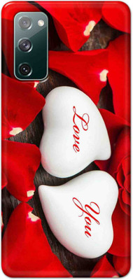NDCOM Back Cover for Samsung Galaxy S20 FE 5G Love You Red Rose Printed(Multicolor, Hard Case, Pack of: 1)